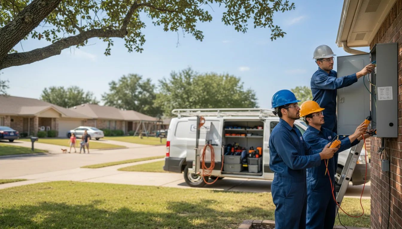 Certified electrician providing emergency electrical services in Brewster, KS